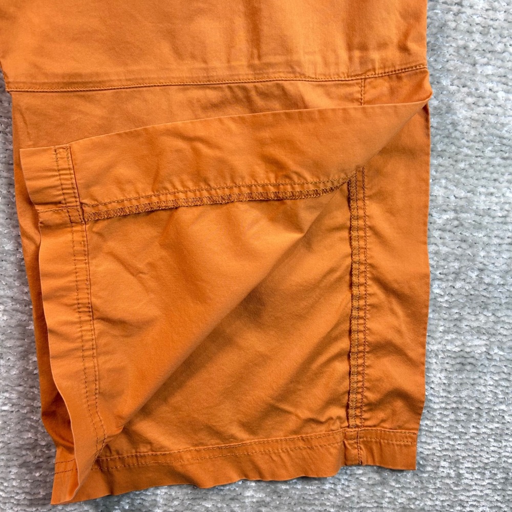 Be Present Agility Pants Womens Medium Orange Wide Leg Crop Yoga Made in USA - Picture 2 of 9